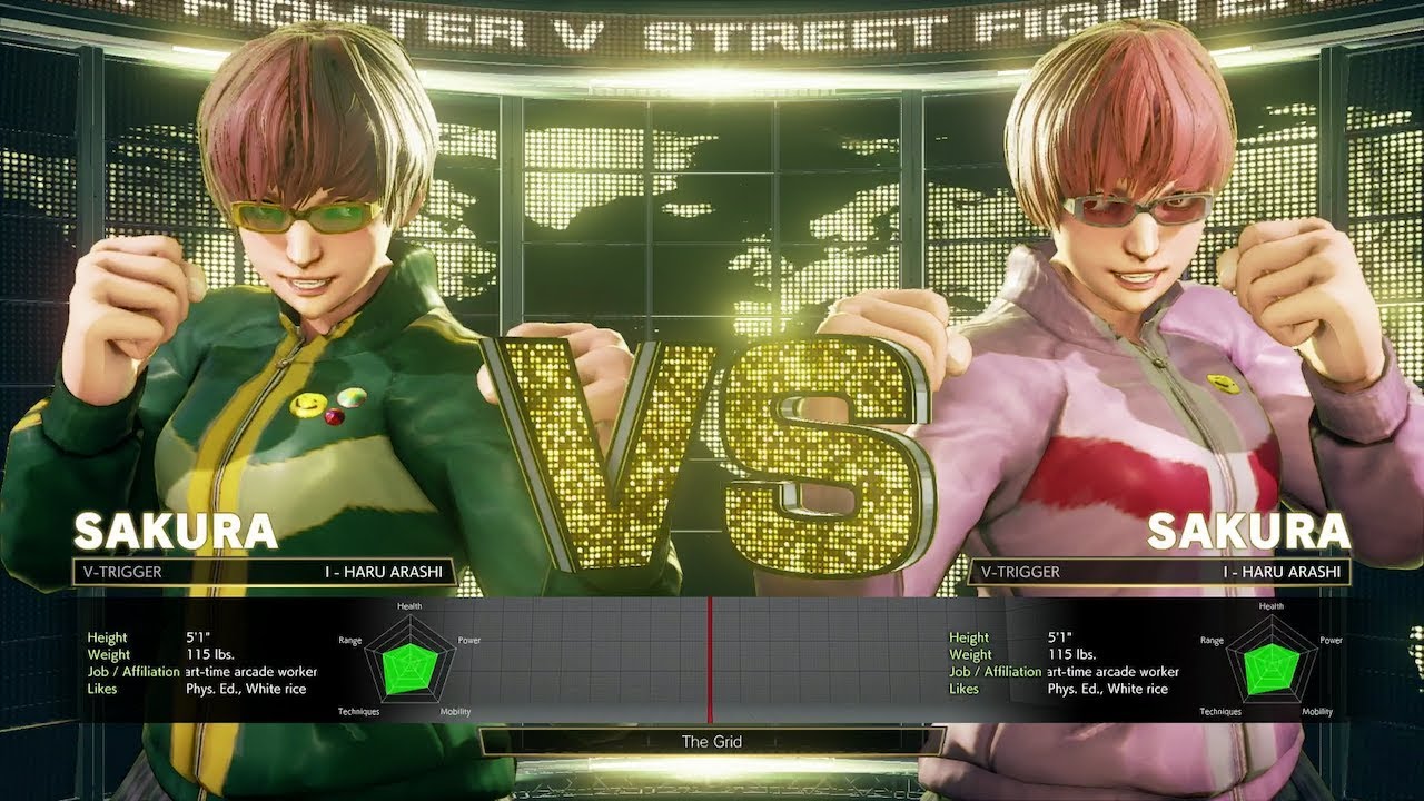 STREET FIGHTER V - MODS -  SAKURA AS CHIE SATONAKA FROM PERSONA (PC ONLY)