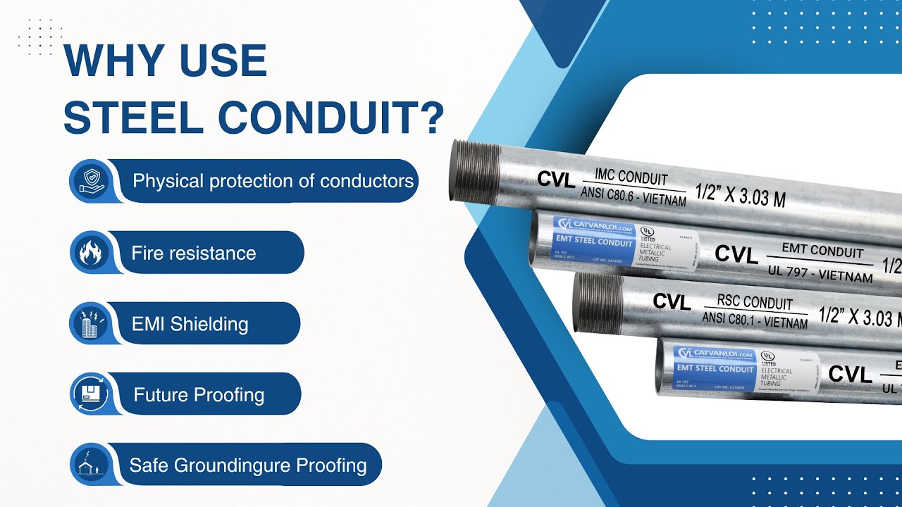Advantages of G.I steel conduit vs PVC conduit for Extra Low Voltage ...
