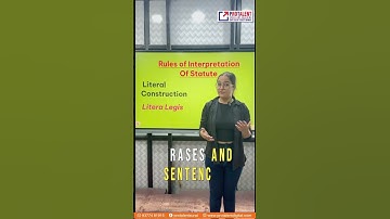 Rule of literal construction- rules of interpretation of statute #protalentdigital #clataspirant