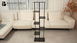 Bamworld 7 Tier Corner Tall Tiered Metalwood Plant Stand Indoor Installation Video