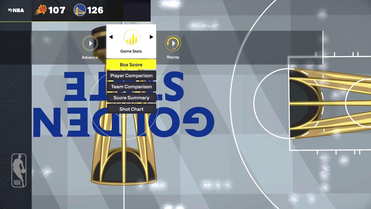 NBA 2K26 Chad Brady Career Season 2026 Warriors vs Suns