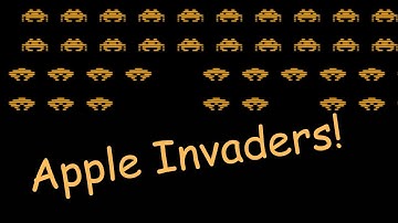 Apple Invaders - Apple II Gameplay