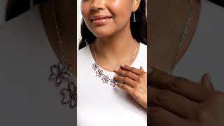 Blooming Backstage Purple Necklace - Jewelry by Bretta