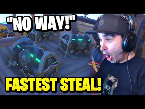 Summit1g Accidentally STEALS 3 Athena Chests in 10 MINUTES! | Sea of Thieves