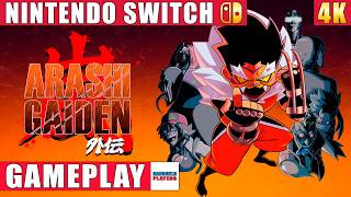 Arashi Gaiden Nintendo Switch 1 Gameplay in 4K