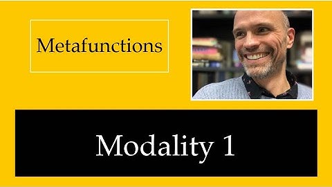 Modality 1