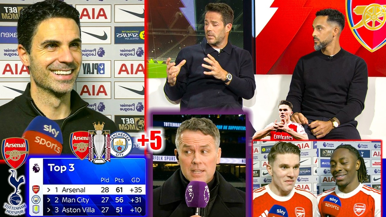 Arsenal SMASHED Tottenham 4-1 Arteta Goes Crazy 🔥 Back To Winning Ways! Title Race Under Control!