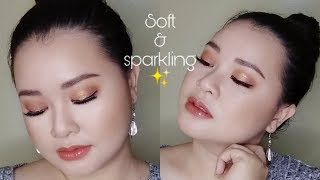 Soft Brown & Sparkling✨Using Childhood Wedding Dream Eyeshadow Palette screenshot 4