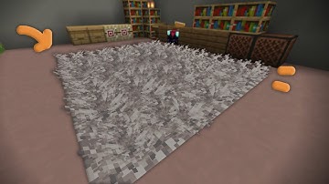 Minecraft-How to Make a Fluffy Carpet (No Add-On)