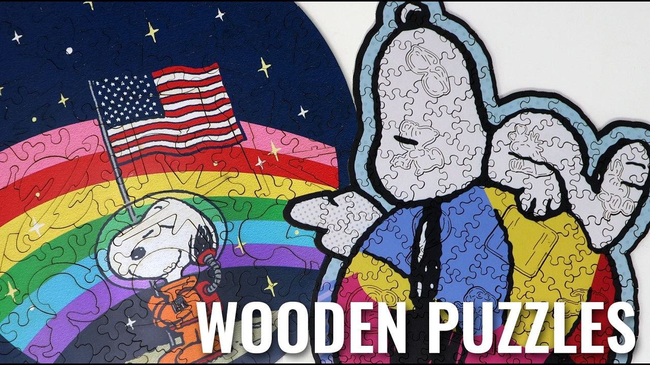 Деревянные пазлы со Снупи! Сравнение пазлов Woodlux и Liberty | CollectPeanuts.com