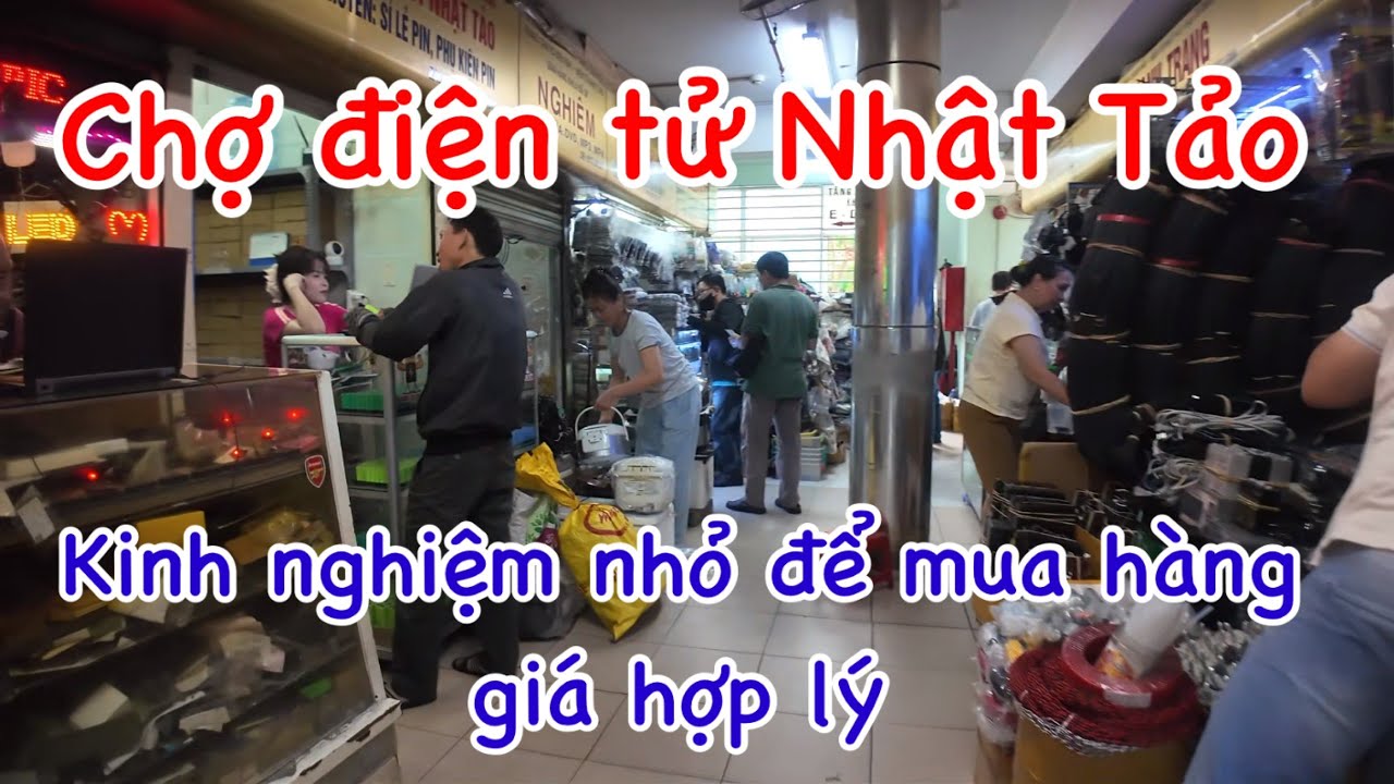 Chợ nhật tảo kinh nghiệm nhỏ để mua hàng giá hợp lý