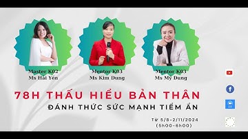 THẤU HIỂU BẢN THÂN - ĐÁNH THỨC SỨC MẠNH TIỀM ẨN (T7, 10.08.24) B6 TK- Khám phá bản thân