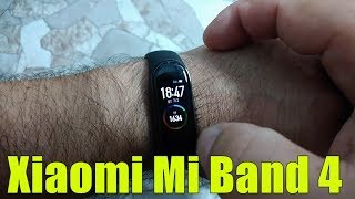 Обзор Xiaomi Mi Band 4 / Как настроить и синхронизировать с телефоном.