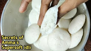 Soft Idli Tips-How to make Perfect Batter for Soft Idlis-Idli Dosa Batter Recipe-Spongy Idli Secrets