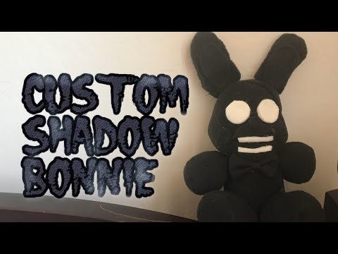 Custom Fnaf2 Shadow Bonnie Plush Youtube - bonnie roblox plush