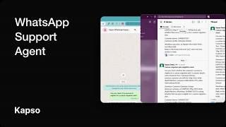 Build a WhatsApp Support Agent with Kapso CLI screenshot 5