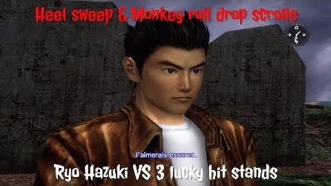 Shenmue 2 - How to get Heel sweep & Monkey roll drop scrolls