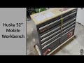 Husky 52 inch Mobile Workbench Walkaround and Assembly