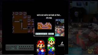 SMB3 co-op speedrun… right off the edge.