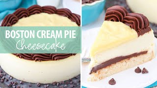 Boston Cream Pie Cheesecake