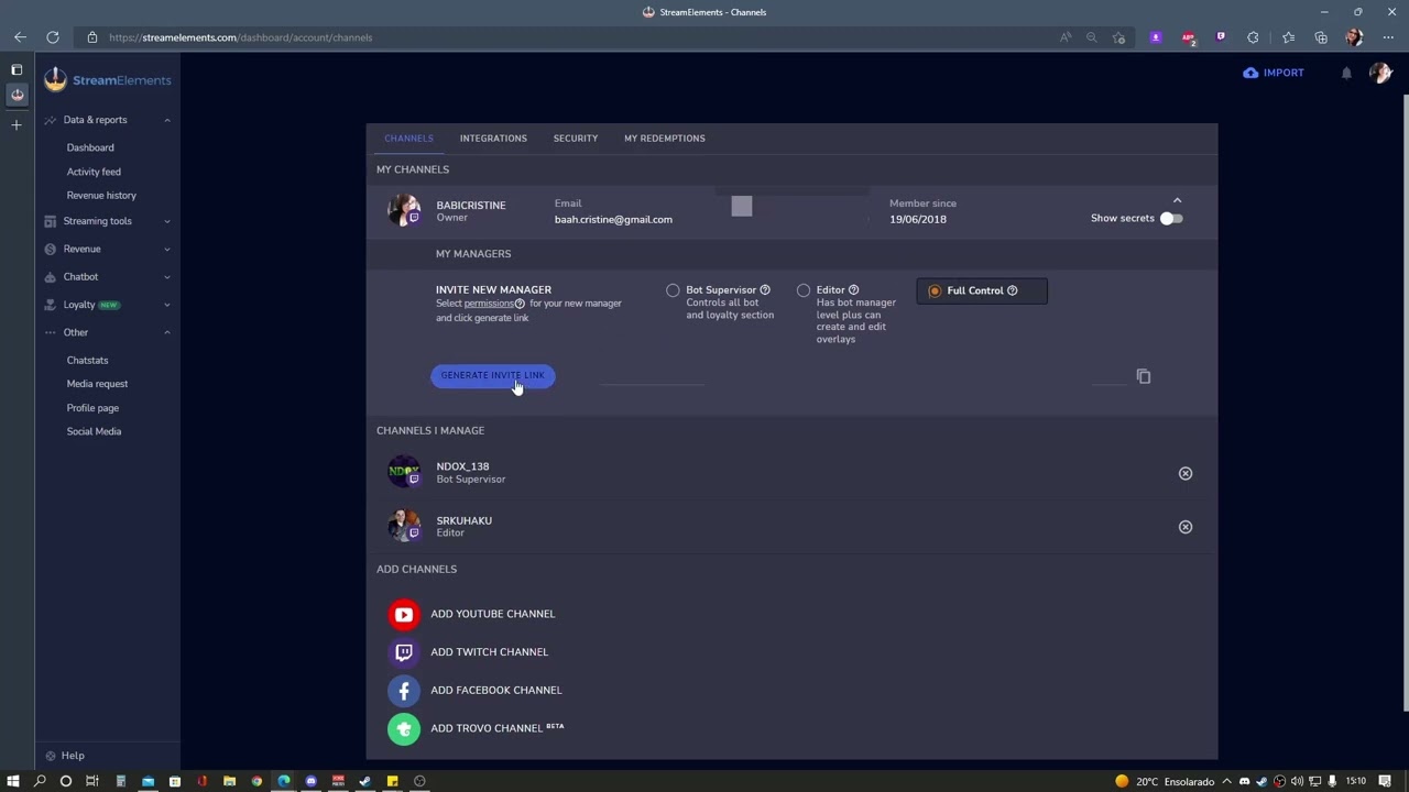 Tutorial Add Bot Supervisor or Editor - YouTube