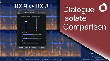 iZotope RX 9 vs RX 8 - Dialogue Isolate Module Comparison (WITH 5 EXAMPLES)