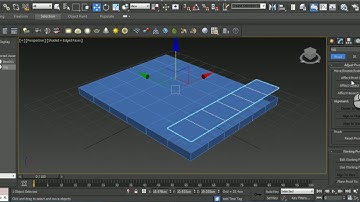 How to detach part of an object in Autodesk 3ds max