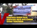 RUDAPAKSA OKNUM POLISI, KOMPOLNAS MINTA DISELESAIKAN SECARA TRANSPARAN