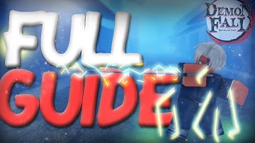Full Guide And How To Level Up Fast In Demon Fall - Roblox Demon Fall Full Guide