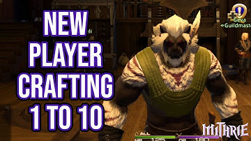 FFXIV 5.1 1399 Nieuwe speler Crafting Level 1 tot 10 (2019)