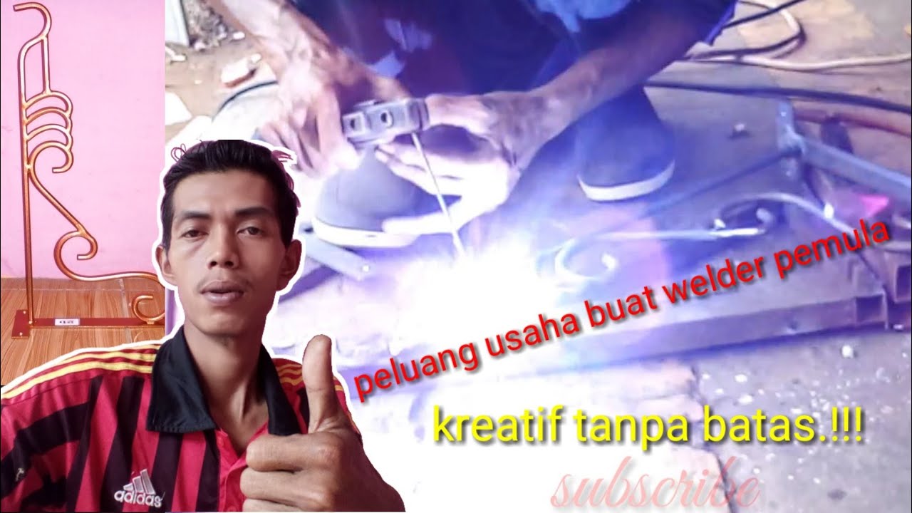 Las listrik //Peluang usaha buat welder pemula// kreatif tanpa batas // cara buat gantungan sangkar las listrik sederhana
