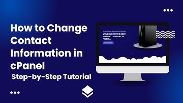 How to Change Contact Information in cPanel