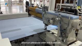 Automatic pillow cover machine – 12,000 pcs/day!