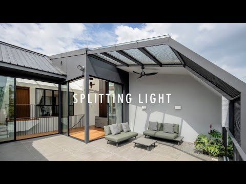 "Splitting Light" - Inter-Terrace House by ZIVY Architects