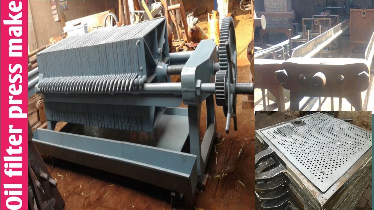 Oil Filter Machine - Filter Press Make By Iron Beat Engineering Part 1 - Oil Filter Press
