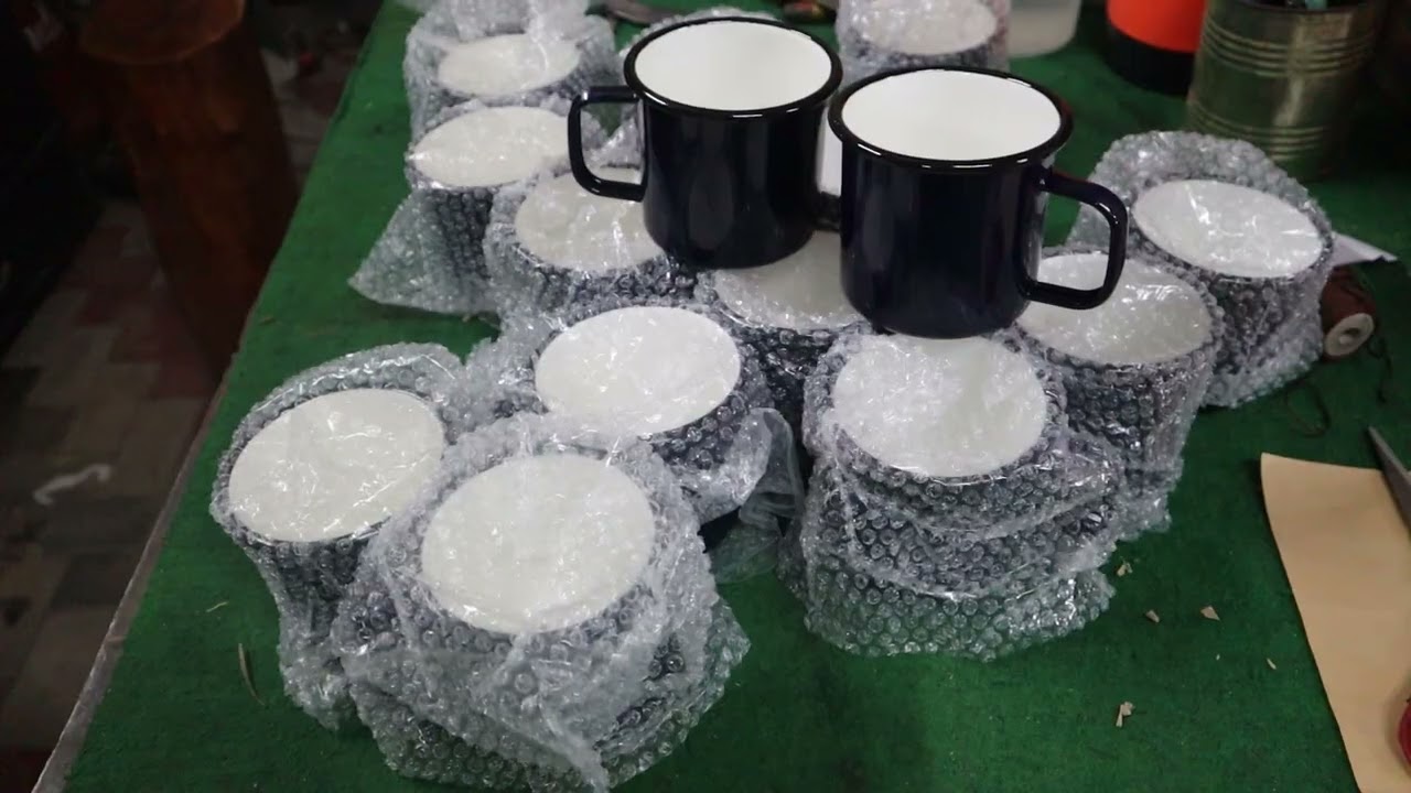 IRON ENAMEL ARMY Military Style MUG