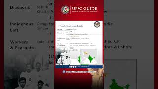 UPSC GUIDE: GS Paper Current Affairs Key Concepts: UPSC Communist Party Of India 100 Years