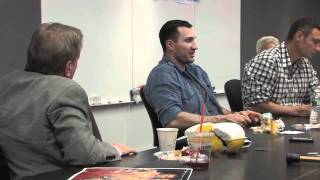 Klitschko Brothers At The Daily News Klitschko Brothers At The Daily News