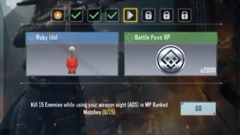 Kill 15 Enemies While Using Your Weapon Sight (ADS) in MP Ranked Matches #cod mobile #gaming