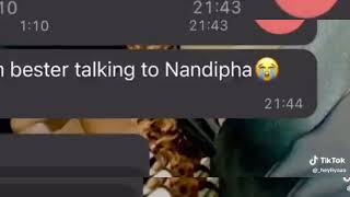 Full audio of Bester threatening Nandi🙄 Update