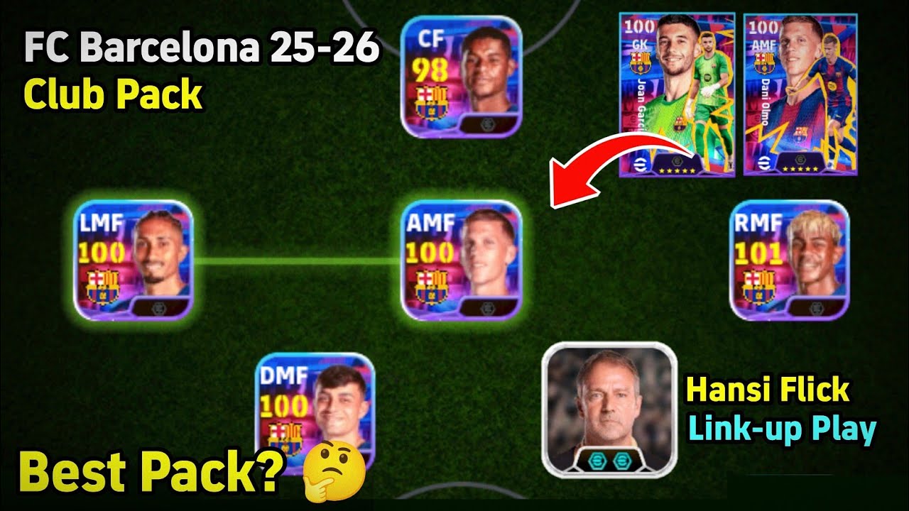 Давайте соберём новые клубные наборы ФК «Барселона» | Усилитель на 11 игроков 🔥 eFootball 26