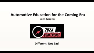 AVI Conference Keynote speech by John Gardner