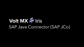 Volt MX SAP JCo connector