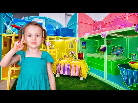 Children built colorful rooms! 🌈 A history of colors for children