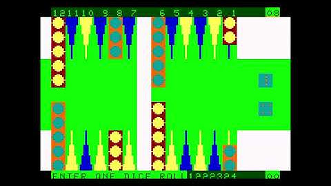 Backgammon - (1978) - APF MP1000 - gameplay
