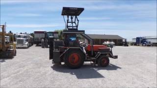 Kubota L4400D tractor with Autoquip platform  for sale | no-reserve Internet auction May 17, 2017
