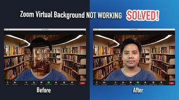 Zoom Virtual Background not working | Your PC doesn