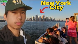 America 🇺🇸//New York City ao ⛴️Jahasjwng//NYC Ferry⛴️