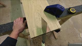 Dřevo z Kouta - Ruční výroba ozubů na posteli ( Hand Cutting Dovetail Joints )