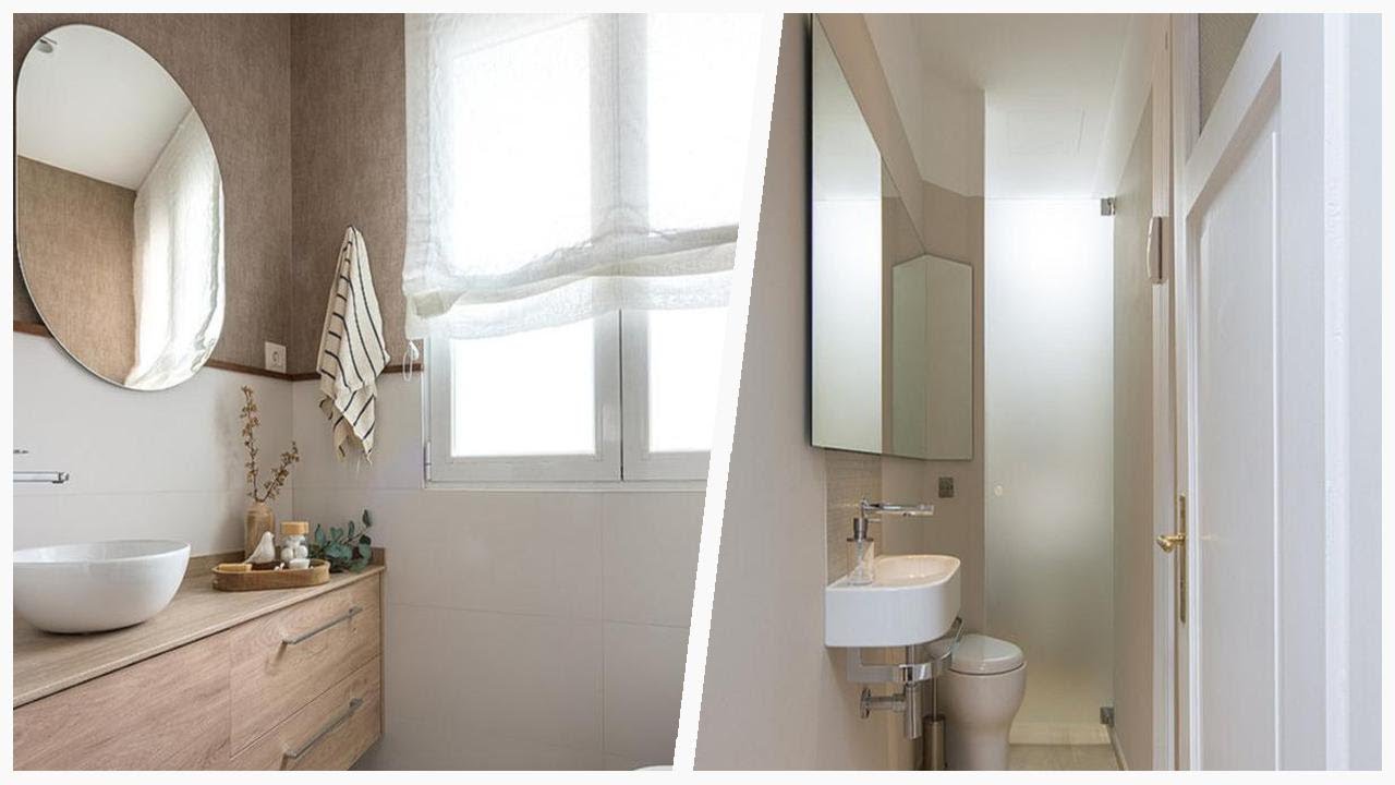 75 Small Powder Room With Limestone Countertops Design Ideas You'll Love 🔴